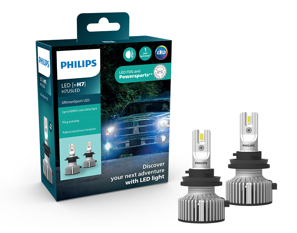 Philips UltinonSport LED - The perfect upgrade from halogen to LED technology.